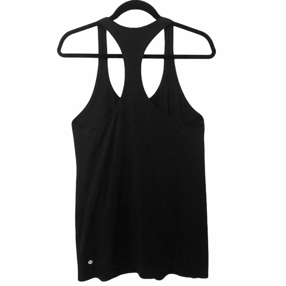 HTF: new Lululemon ❤︎ Loose Fit Racerback Tank ❤︎ Black Size 10 ❤︎ Deep Cut Arms - Picture 3 of 12